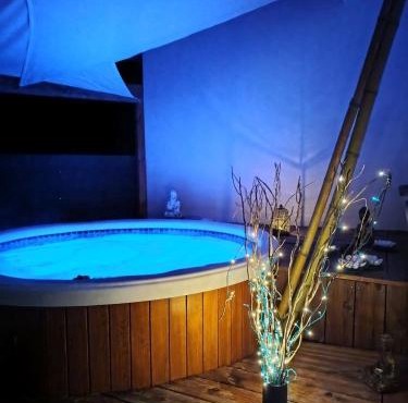 Gîte T2 avec jacuzzi privé, piscine et jardin