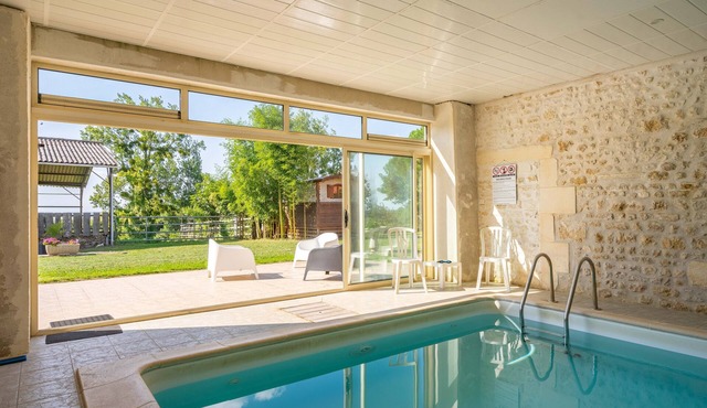 Group Gite with Indoor Pool, Private Terrace, Garden, and Wi-Fi