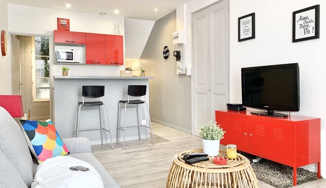 #G4 | Petit Paris 💋 | Quiet, fully-equipped studio