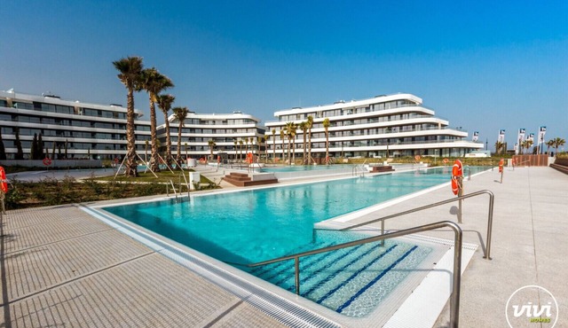 Galatea | Beachfront - pool - gym