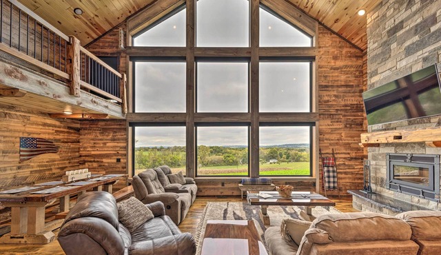 Galena Cabin w/Wraparound Porch & Game Room!