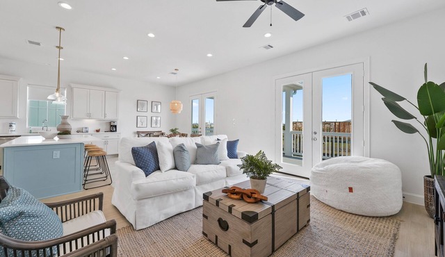 Galveston Beach House with Water Views