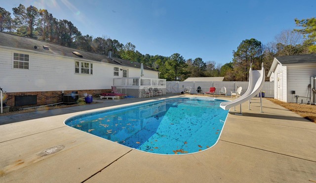 Game Room + Easy ECU Access: Greenville Getaway