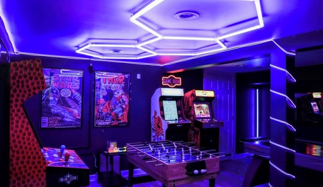 Game Room Fire-pit Playground Gym Billiard