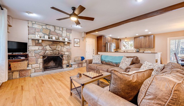 Game Room & Fire Pit: Chic Pocono Pines Home!