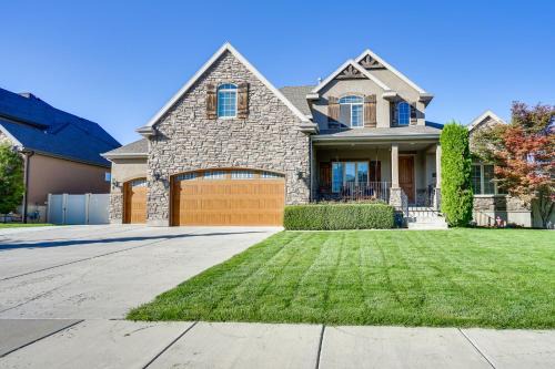 Game Room + Home Office: Spacious Kaysville Escape