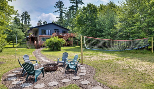 Game Room + Hot Tub: Waterfront Lake Arbutus Cabin