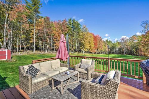 Game Room & Spacious Yard: 10-Acre Catskills Home!