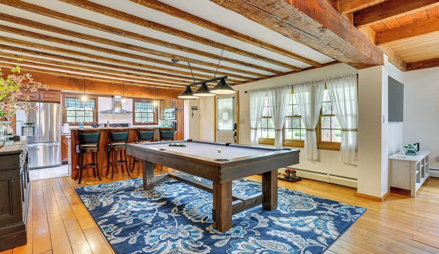 Game Room & Yard: Greentown Home Near State Park