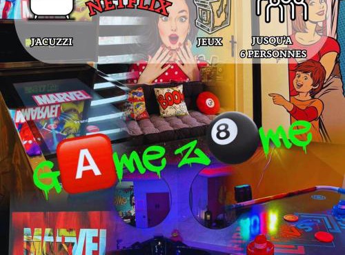 GAME ZONE Maison Unique hyper centre ville, proche toutes commodités