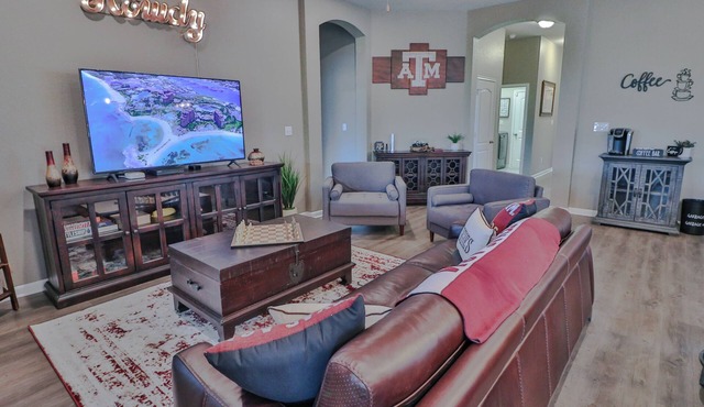 Gameday or weekend getaway. Approx 6 miles from Kyle Field & Tx. A&M University