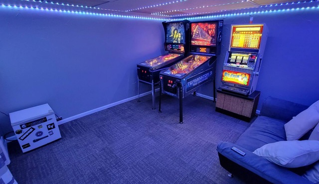 Gameroom and Entertainment Center w/Pet-friendly Backyard