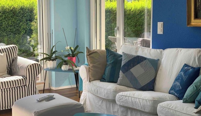 Garden apartment at Zurich lake