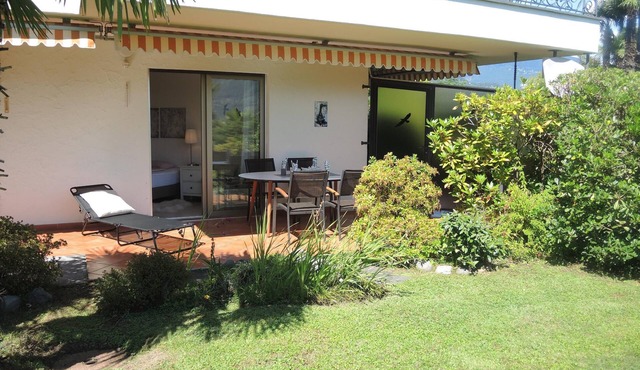 Garden apartment in a prime location in Brissago on Lake Maggiore