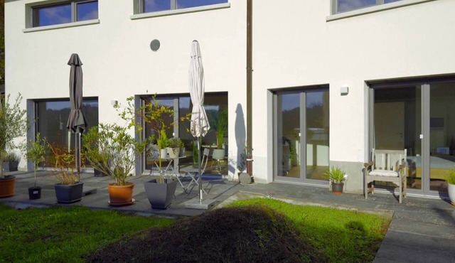 Garden apartment in modern style