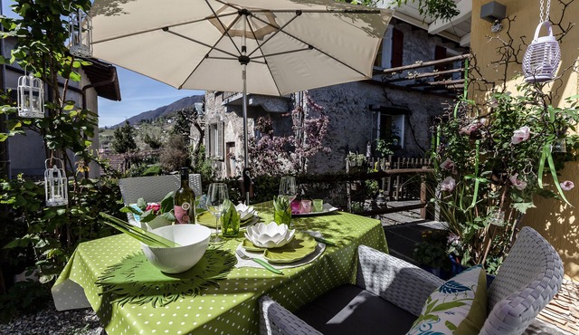 Garden Apt near Locarno/Lake M
