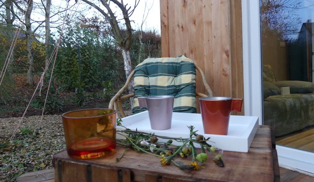 Garden house 2-4 persons with terrace near the forest in a quiet area.