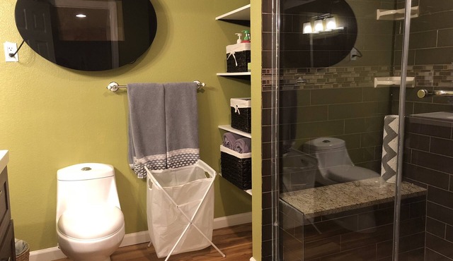 Garden level 2 bedroom’s 1 bath walk out basement.