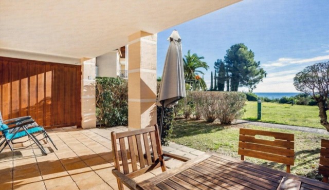 Garden level for 5 people with sea view