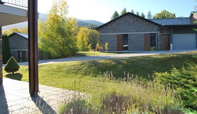 Garden level in the mountains