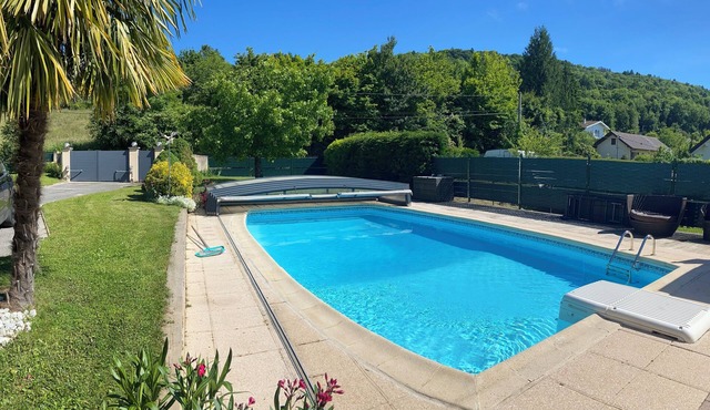 Garden level near Yvoire and lake