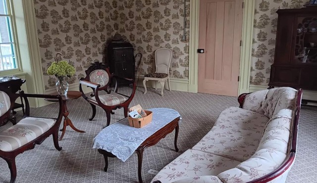 Garden Level Suite at the Historic McCoy House – Private Entrance & Deck Access
