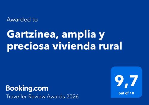 Gartzinea, amplia y preciosa vivienda rural