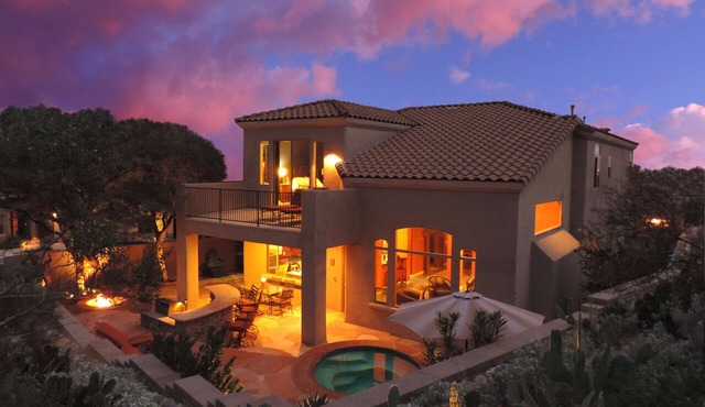 Gated La Paloma Home, Private Lot with City & Mountain views