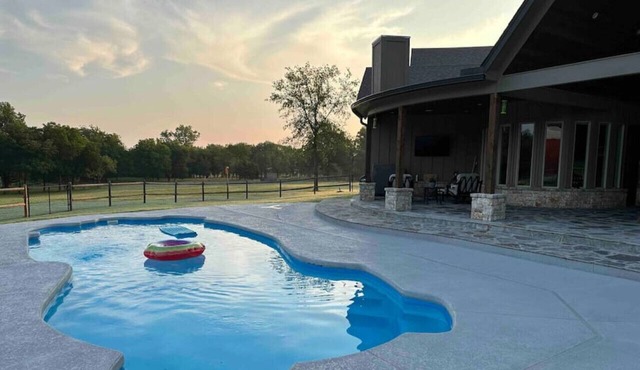 Gated Luxury Estate+Pool on 15 acre estate