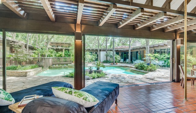 Gated Mid-Century Modern Estate Guesthouse