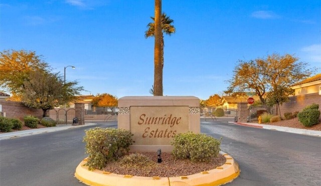 Gated single story 3 bed 3 bath 1 office house with private pool and spa