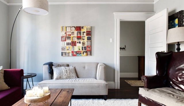 Gather Round the Fire Pit at a Period Russian Hill Flat