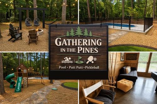 Gathering in the Pines - Just Opened - Heated Pool, Pickleball, Putt-Putt, Hot Tub, Sleeps 15
