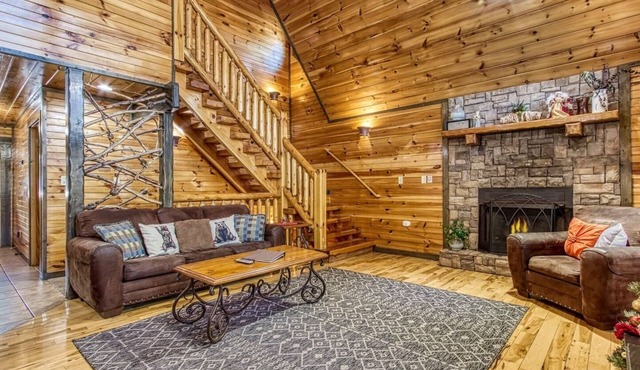 Gatlinburg Enchantment | Log Cabin with Hot Tub, Game Room & close to Downtown