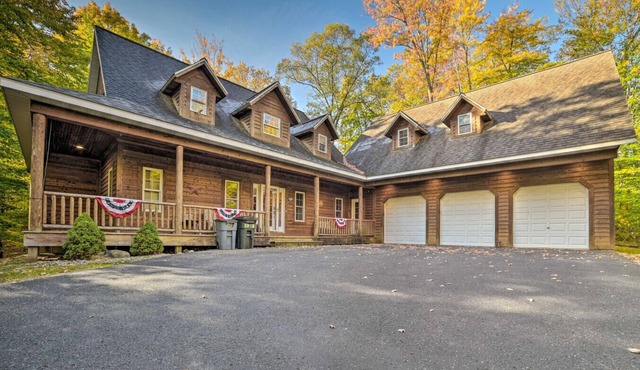 Gaylord Cabin with Game Room, Fire Pit and Decks