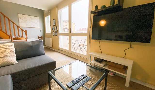 #GE - The Bostonian in Grenoble🗽3 bedrooms with balcony