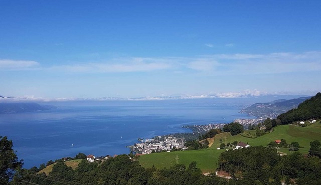 Gemütliche Ferienwohnung mit Fantastischer Fernsicht Über dem Genfersee