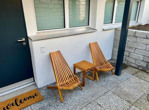 Gemütliches Studio mit Sitzplatz