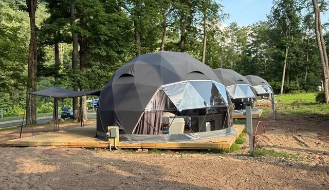 Geodesic Dome Glamping in the Catskills