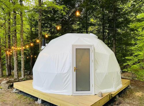 Geodome 1min to Smuggler's Notch with hot tub & River