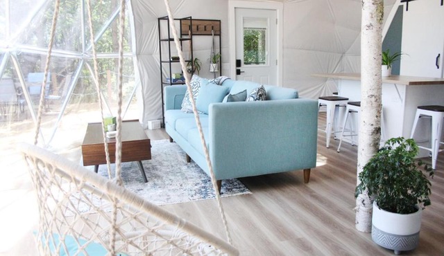 Geodome water view stay on Grand Manan Island