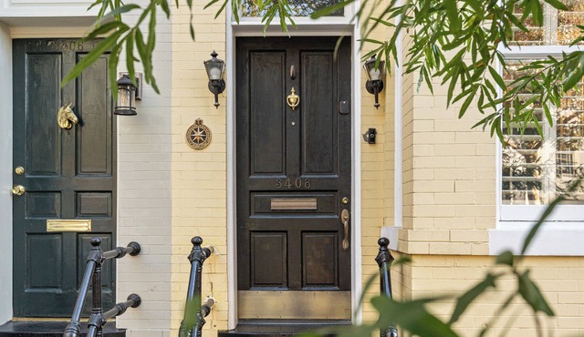 Georgetown Pristine Historic Row House, 3 level, 3 BR, 3 BA