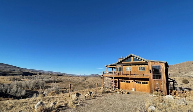 Get away to a gorgeous view with a house!