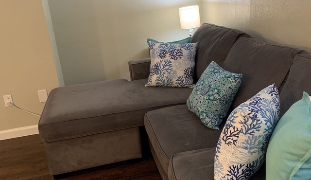 Get it while you can. Feels like home. Roomy condo full kitchennn