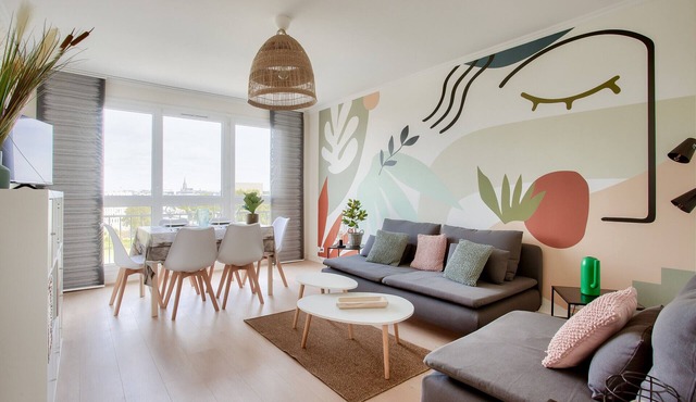 Getaway on Nantes island overlooking the Loire