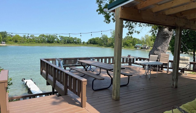 Gilead Lakefront Cottage with Large Deck and Beautiful View