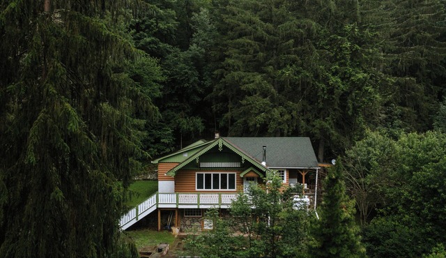 Gingerbread House- a 1950s Catskills Chalet- close to everything but tucked away