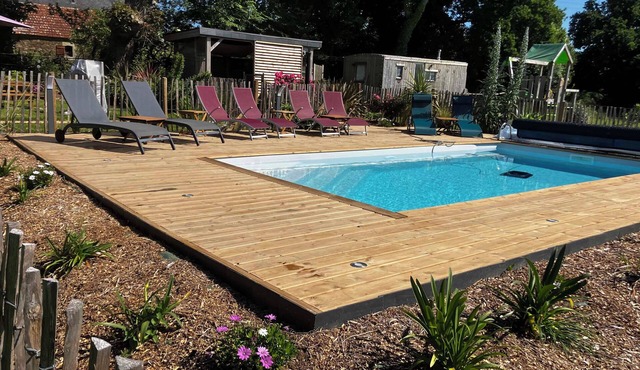 Gite 16 pers Vue mer piscine et jacuzzi, Le Pouldu
