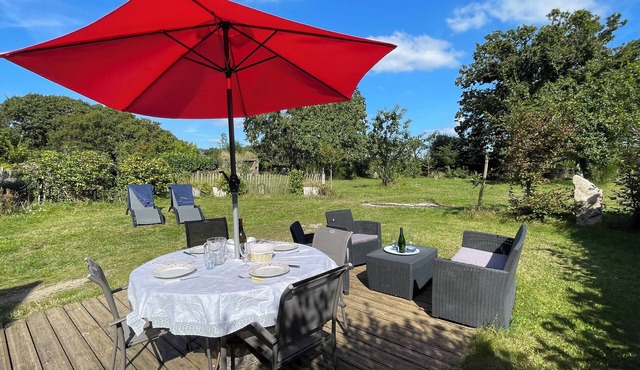 Gîte 4 people - 2 swimming pools (1 with telescopic dome) - The beach on foot