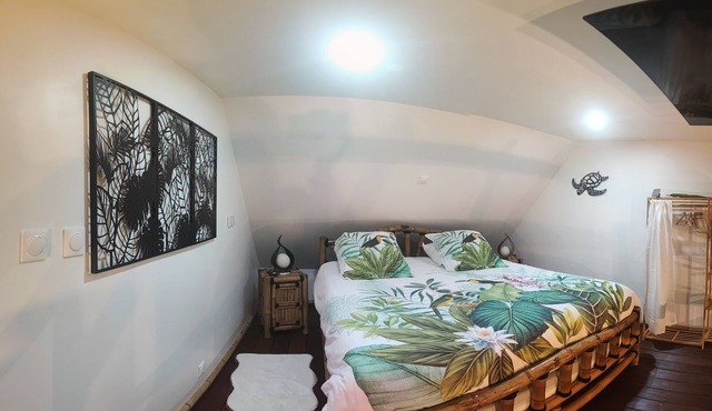 Gite Avec Sauna et spa 4 a Deux pas D'honfleur Ambiance Caraïbes